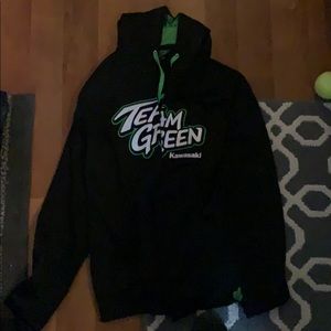Team green Kawasaki sweatshirt